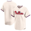 Friene P.Phillies ## Phillies Blank Player Cream Home Limited Stitched Jerseys