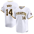 Friene P.Pirates #14 Joey Bart Player White Home Limited Stitched Jerseys