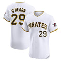 Friene P.Pirates #29 Ryan O'Hearn Player White Home Limited Elite Stitched Jerseys
