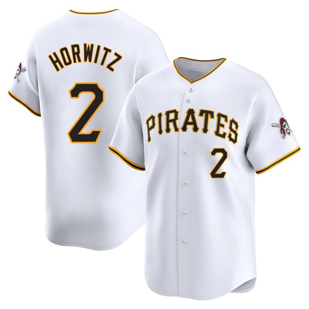 Friene P.Pirates #2 Spencer Horwitz Player White Home Limited Stitched Jerseys