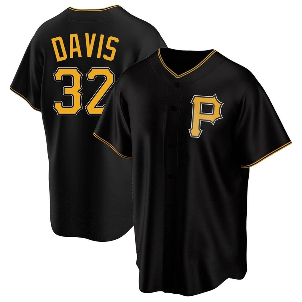 Friene P.Pirates #32 Henry Davis Player Black Alternate 2025 Home Game Stitched Jerseys