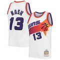 Friene P.Suns #13 Steve Nash Mitchell & Ness White 199697 Hardwood Classics Swingman Stitched Jerseys