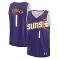 Friene P.Suns #1 Devin Booker Purple Big & Tall Fast Break Stitched Jerseys - Icon Edition