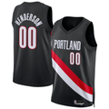 Friene PT.Blazers #00 Scoot Henderson Black Swingman Stitched Jerseys - Icon Edition