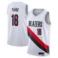 Friene PT.Blazers #16 Yang Hansen White Swingman Stitched Jerseys - Association Edition