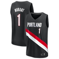 Friene PT.Blazers #1 Ja Morant Black Fast Break Stitched Jerseys - Icon Edition