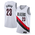 Friene PT.Blazers #23 Donovan Clingan White Swingman Stitched Jerseys - Association Edition