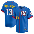 Friene S.Diego Padres #13 Manny Machado Player Blue National League All-Star Game Limited Stitched Jerseys