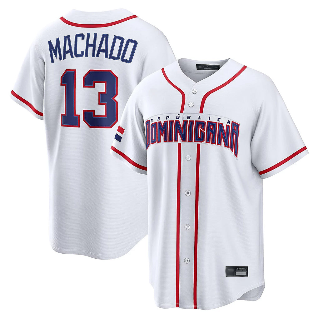Friene S.Diego Padres #13 Manny Machado Player White 2026 World Classic Home Limited Stitched Jerseys