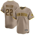 Friene S.Diego Padres #22 Mason Miller Player Khaki Home Limited Stitched Jerseys