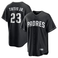 Friene S.Diego Padres #23 Fernando Tatis Jr Player Black Home Game Stitched Jerseys