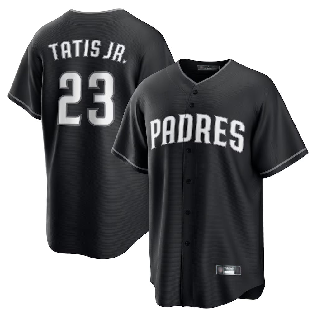 Friene S.Diego Padres #23 Fernando Tatis Jr Player Black Home Game Stitched Jerseys