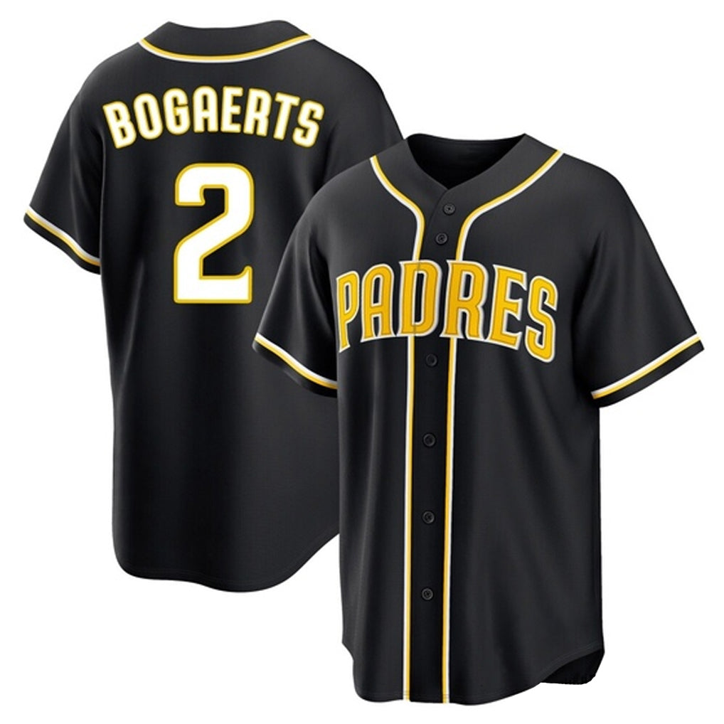 Friene S.Diego Padres #2 Xander Bogaerts Player Black 2026 Fashion Home Stitched Jerseys