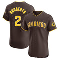 Friene S.Diego Padres #2 Xander Bogaerts Player Brown Home Limited Elite Stitched Jerseys