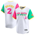 Friene S.Diego Padres #2 Xander Bogaerts Player White City Connect Home Limited Stitched Jerseys