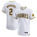 Friene S.Diego Padres #2 Xander Bogaerts Player White Home Limited Elite Stitched Jerseys