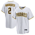 Friene S.Diego Padres #2 Xander Bogaerts Player White Home Limited Game Stitched Jerseys