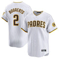 Friene S.Diego Padres #2 Xander Bogaerts Player White Home Limited Stitched Jerseys