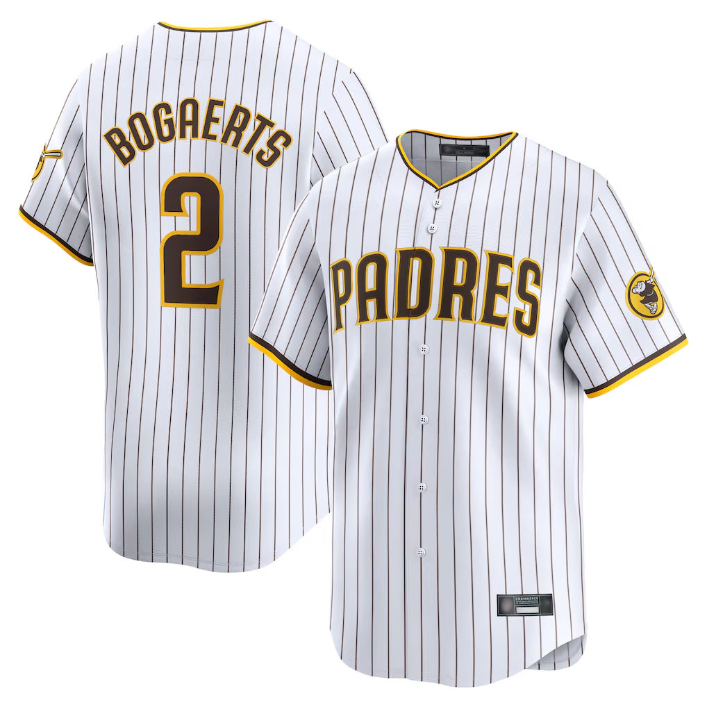 Friene S.Diego Padres #2 Xander Bogaerts Player White Home Limited Stitched Jerseys