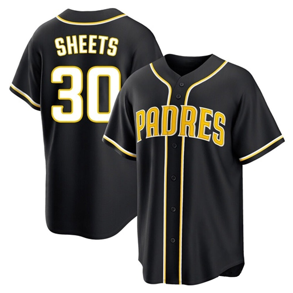 Friene S.Diego Padres #30 Gavin Sheets Player Black 2026 Fashion Home Stitched Jerseys