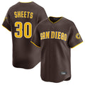 Friene S.Diego Padres #30 Gavin Sheets Player Brown Home Limited Stitched Jerseys