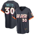 Friene S.Diego Padres #30 Gavin Sheets Player Obsidian 2026 City Connect Home Limited T-shirt Stitched Jerseys