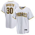Friene S.Diego Padres #30 Gavin Sheets Player White Home Limited Game Stitched Jerseys
