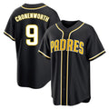 Friene S.Diego Padres #9 Jake Cronenworth Player Black 2026 Fashion Home Stitched Jerseys