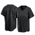 Friene S.Diego Padres #9 Jake Cronenworth Player Black Pitch Fashion Game T-shirt Stitched Jerseys