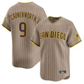 Friene S.Diego Padres #9 Jake Cronenworth Player Khaki Home Limited Stitched Jerseys