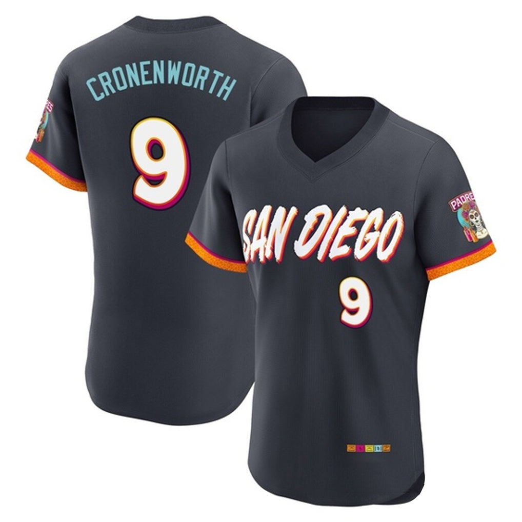 Friene S.Diego Padres #9 Jake Cronenworth Player Obsidian 2026 City Connect Home Limited Elite T-shirt Stitched Jerseys