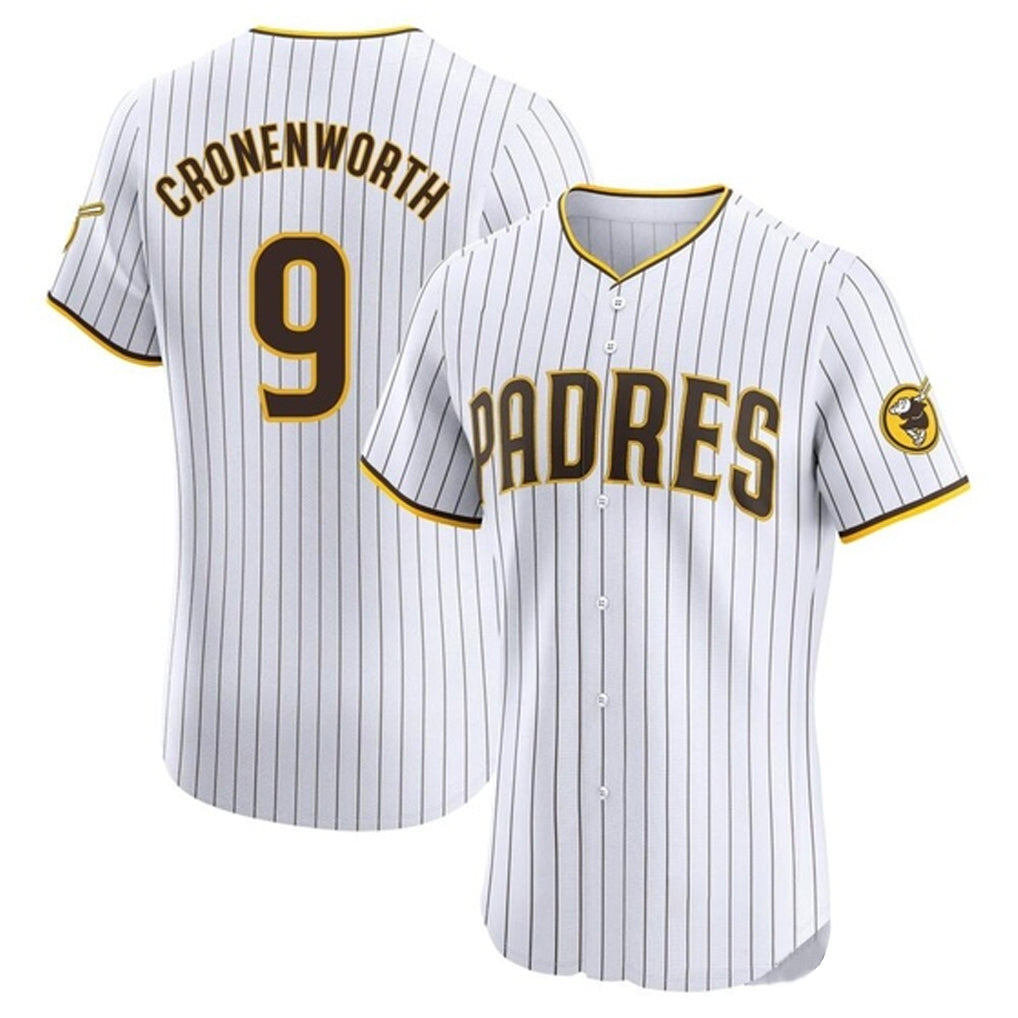 Friene S.Diego Padres #9 Jake Cronenworth Player White Home Limited Elite Stitched Jerseys