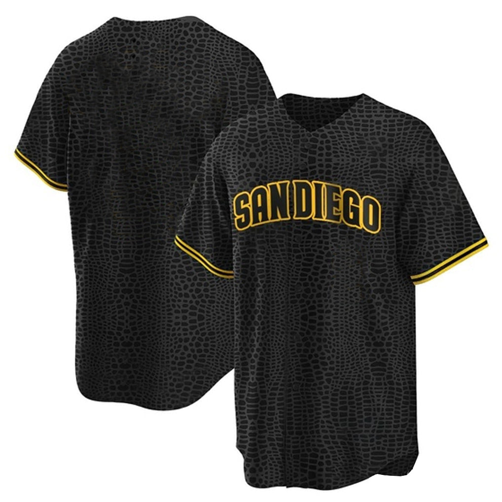 Friene S.Diego Padres ## Diego Padres Blank Player Black Snake Skin City Home Game Stitched Jerseys