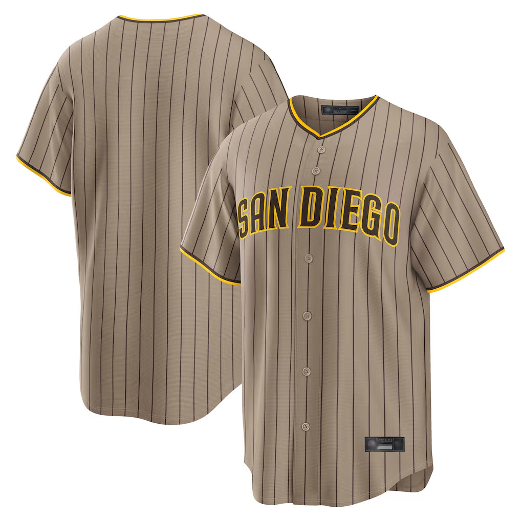 Friene S.Diego Padres ## Diego Padres Blank Player Khaki Home Game Stitched Jerseys