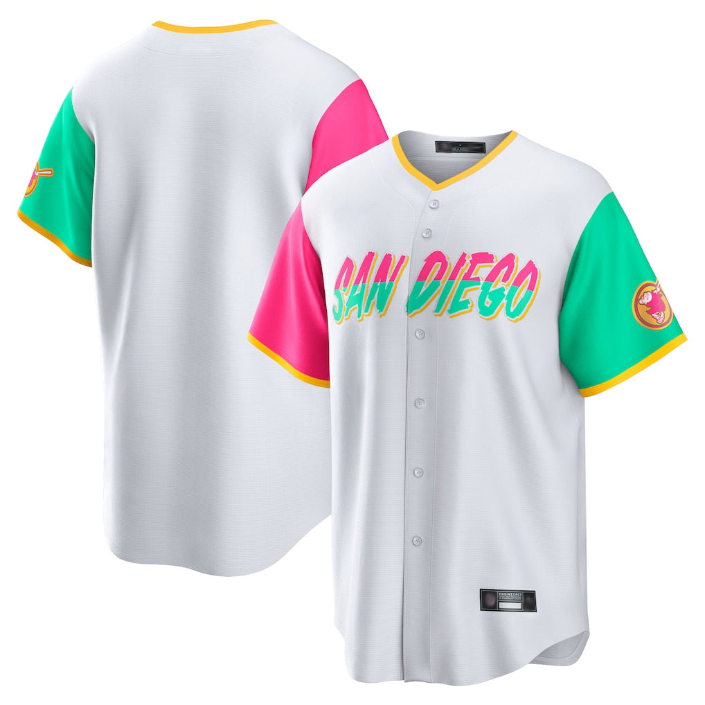 Friene S.Diego Padres ## Diego Padres Blank Player White City Connect Home Game Stitched Jerseys