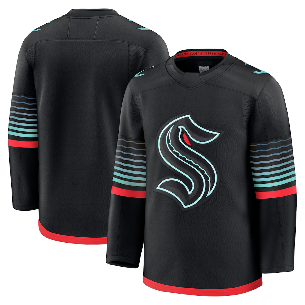 Friene S.Kraken Black Alternate Premium Jerseys