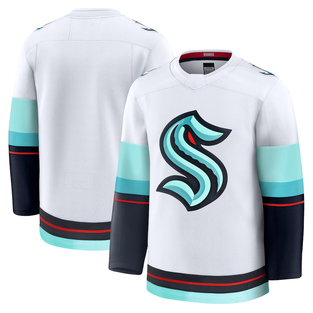Friene S.Kraken White Away Premium Jerseys