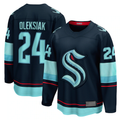Friene S.Kraken #24 Jamie Oleksiak Deep Sea Blue Home Breakaway Player Jerseys