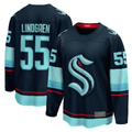 Friene S.Kraken #55 Ryan Lindgren Deep Sea Blue Home Breakaway Jerseys