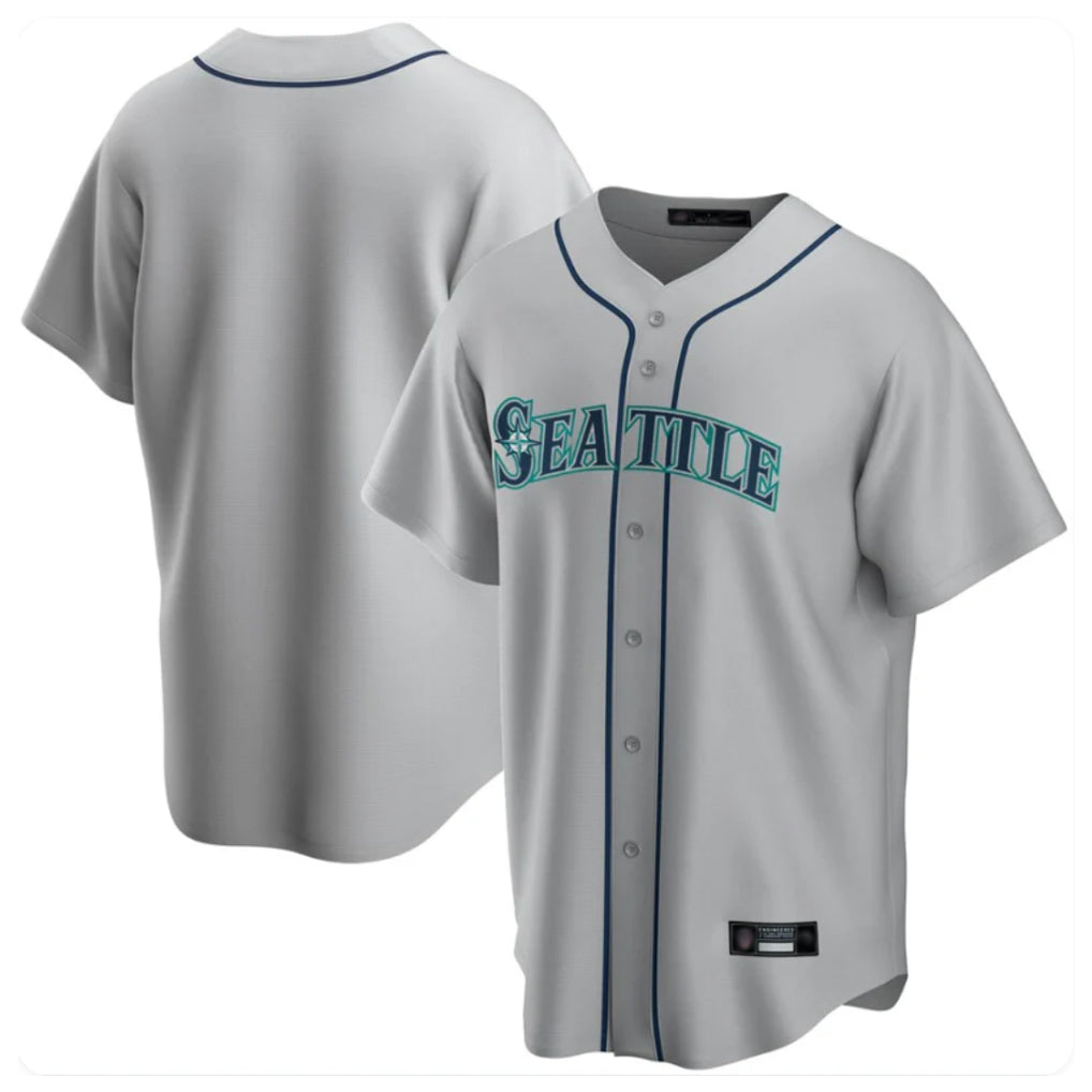 Friene S.Mariners ## Mariners Blank Player Gray Home Game Stitched Jerseys