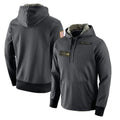 Friene S.Seahawks Gray Pullover Hoodies Game Blank Player Stitched Jerseys