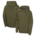 Friene S.Seahawks Olive Salute to Service Pullover Hoodies Limited Blank Player Stitched Jerseys