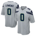 Friene S.Seahawks #0 DeMarcus Lawrence Player Gray Home Game Stitched Jerseys