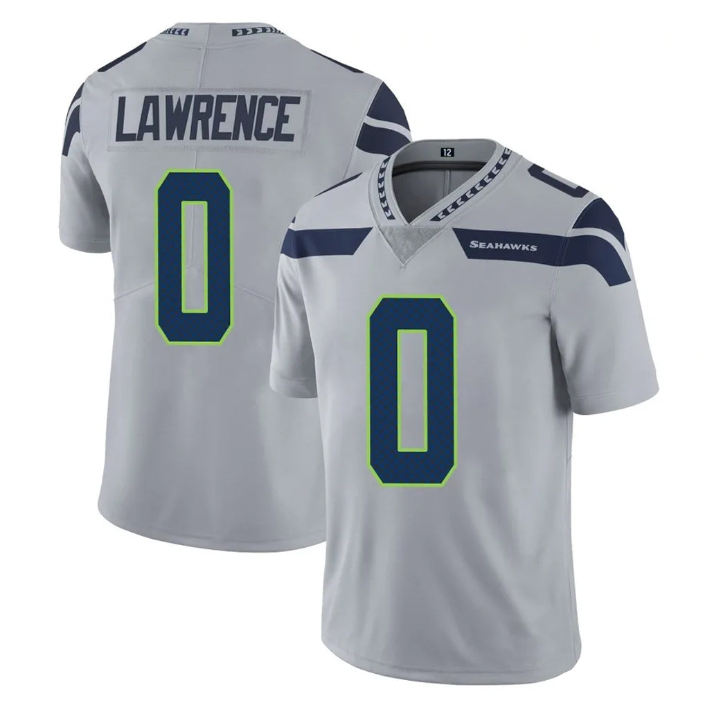 Friene S.Seahawks #0 DeMarcus Lawrence Player Gray Limited Vapor Untouchable Home Game Stitched Jerseys