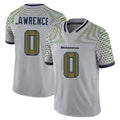 Friene S.Seahawks #0 DeMarcus Lawrence Player Grey Limited 2025 Rivalries Collection Home Game Stitched Jerseys