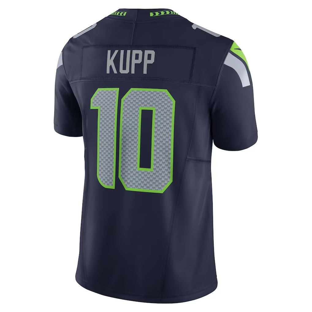 Friene S.Seahawks #10 Cooper Kupp College Navy Team Vapor F.U.S.E. Limited Stitched Jerseys