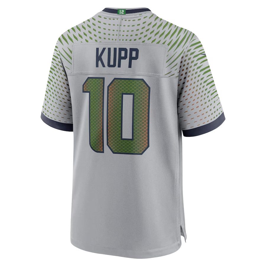Friene S.Seahawks #10 Cooper Kupp Player Gray Rivalries Collection Game Stitched Jerseys