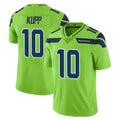 Friene S.Seahawks #10 Cooper Kupp Player Green Limited Color Rush Home Game Stitched Jerseys