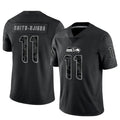 Friene S.Seahawks #11 Jaxon Smith-Njigba Player Black Limited Reflective Stitched Jerseys