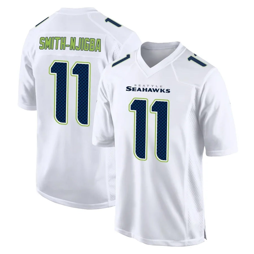 Friene S.Seahawks #11 Jaxon Smith-Njigba Player White Tundra Fashion Home Game Stitched Jerseys